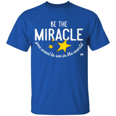 "Be The Miracle" Kids Shirts-Apparel-Royal Blue-YXS-The Miracles Store