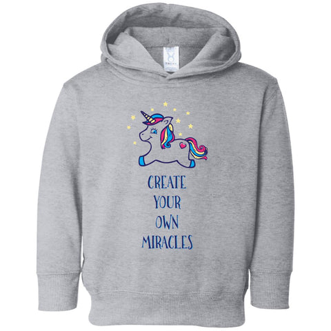 Create Your Own Miracles - Inspirational Kids Shirts & Hoodies (Purple Unicorn)