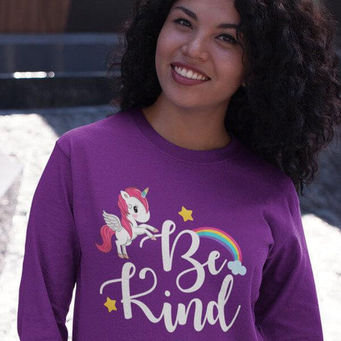 "Be Kind" Unisex Crewneck Sweatshirt-Apparel-The Miracles Store