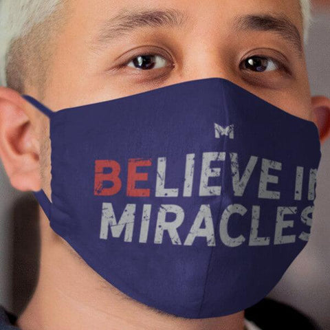 "Believe In Miracles" Face Mask (Stylish)-Apparel-The Miracles Store