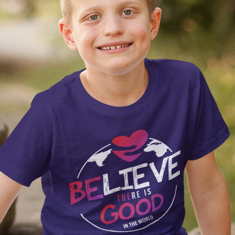 "Believe There Is Good In The World" Kids T-Shirt-T-Shirts-The Miracles Store