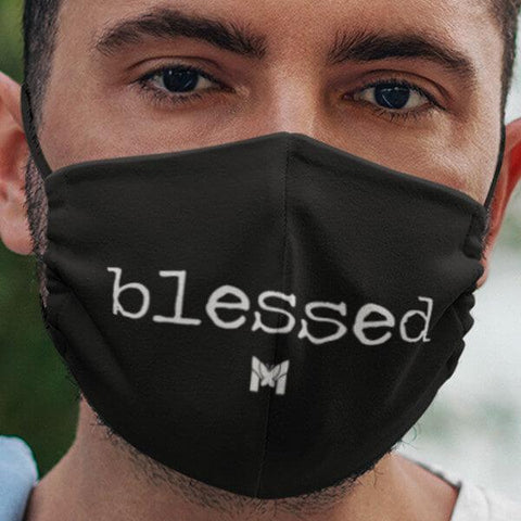 "Blessed" Classic Face Mask-Apparel-The Miracles Store