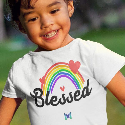 "Blessed" T-Shirt For Kids & Toddlers-Apparel-The Miracles Store