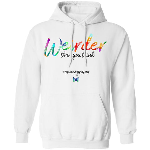Enneagram 4 "Weirder Than You Think" - Sweatshirt Hoodie-Apparel-White-S-The Miracles Store
