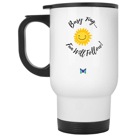 Enneagram 7 "Busy 7ing" Travel Mug-Drinkware-Default-The Miracles Store