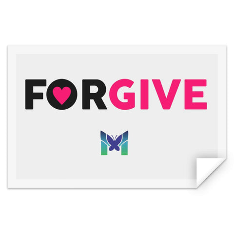 "Forgive" - Sticker-Apparel-The Miracles Store