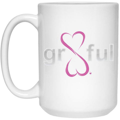 "Gr8Ful Heart" - Happiness Mugs - Accessories - Blue - - 