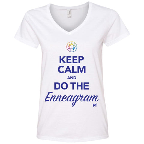 "Keep Calm and Do The Enneagram" - Women's Shirts-Apparel-The Miracles Store