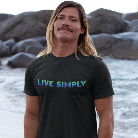 "Live Simply" Unisex T-Shirt-T-Shirts-The Miracles Store