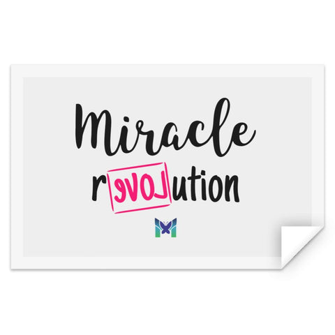 "Miracle Revolution" - Sticker-Apparel-The Miracles Store