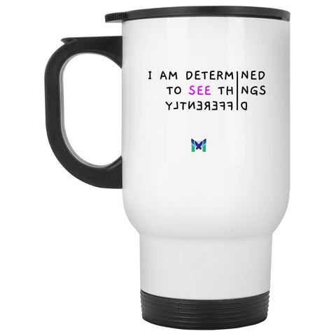 "See Things Differently" - Travel Mug-Drinkware-Default-The Miracles Store