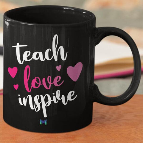 "Teach Love Inspire" Mug-Apparel-The Miracles Store