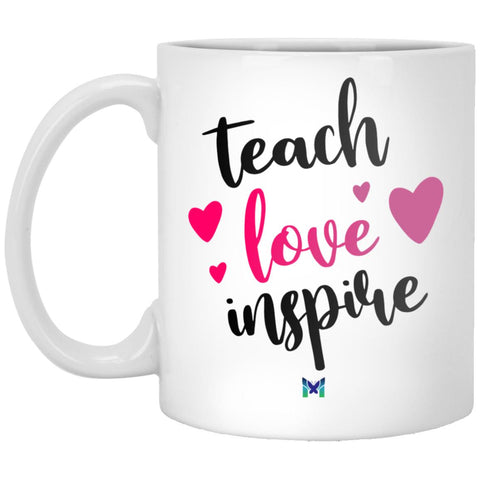"Teach Love Inspire" Mug-Apparel-The Miracles Store