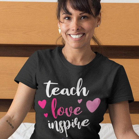 "Teach Love Inspire" Unisex T-Shirt-Apparel-The Miracles Store