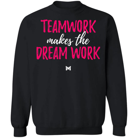 "Teamwork Makes the Dream Work" Unisex Crewneck Sweatshirt-Sweatshirts-The Miracles Store