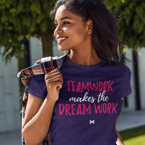 "Teamwork Makes The Dream Work" Unisex T-Shirt (Style 1)-T-Shirts-The Miracles Store