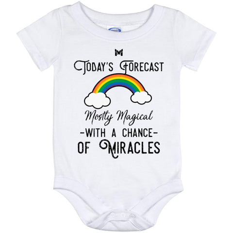 "Today's Forecast - Mostly Magical" Baby Onesie-Apparel-The Miracles Store
