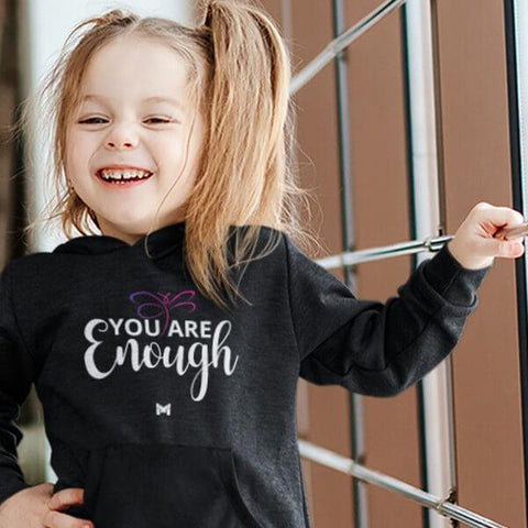 "You Are Enough" Hoodie for Kids & Toddlers-Apparel-The Miracles Store