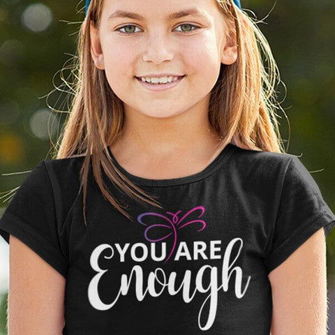"You Are Enough" Kids T-Shirt-T-Shirts-The Miracles Store